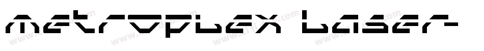 Metroplex Laser字体转换